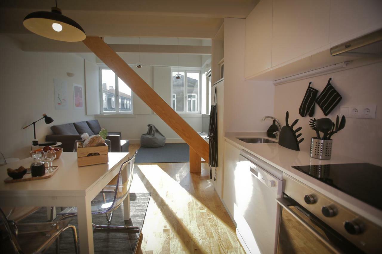 Moon House-Santa Catarina Apartment Porto Luaran gambar